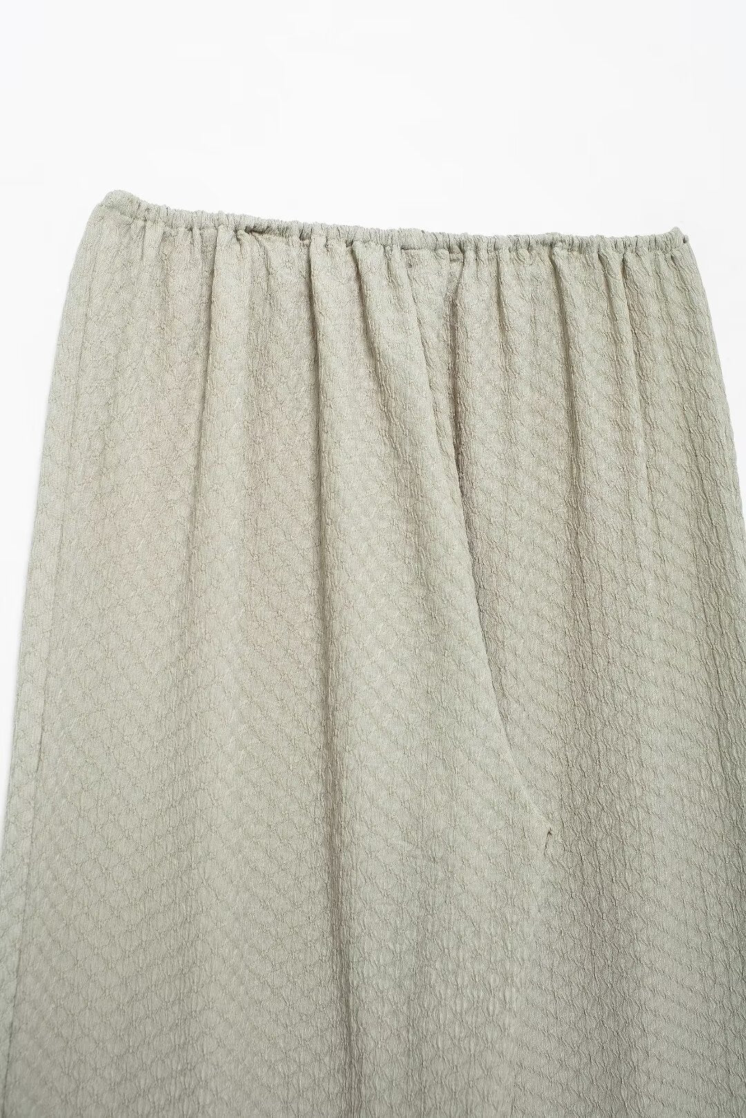 Summer Wrinkle Tied Top Casual Trousers