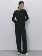 Black Pants Set