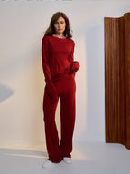 Red Pants Set