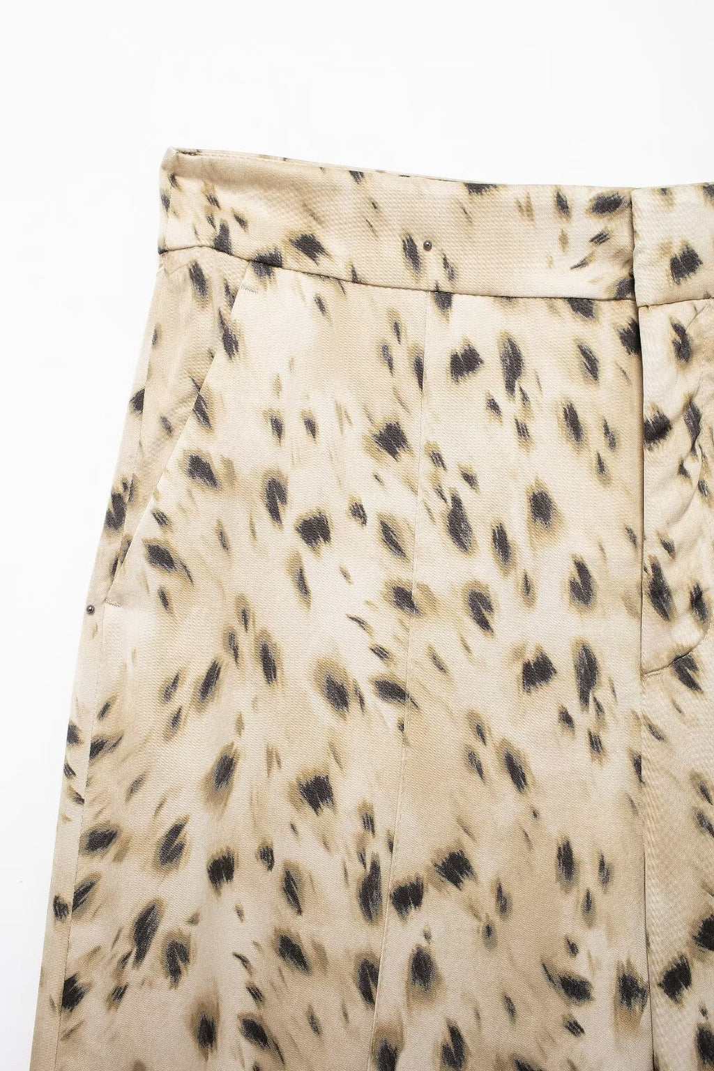 Women's Summer Animal Pattern Printing Collared Single Breasted Long