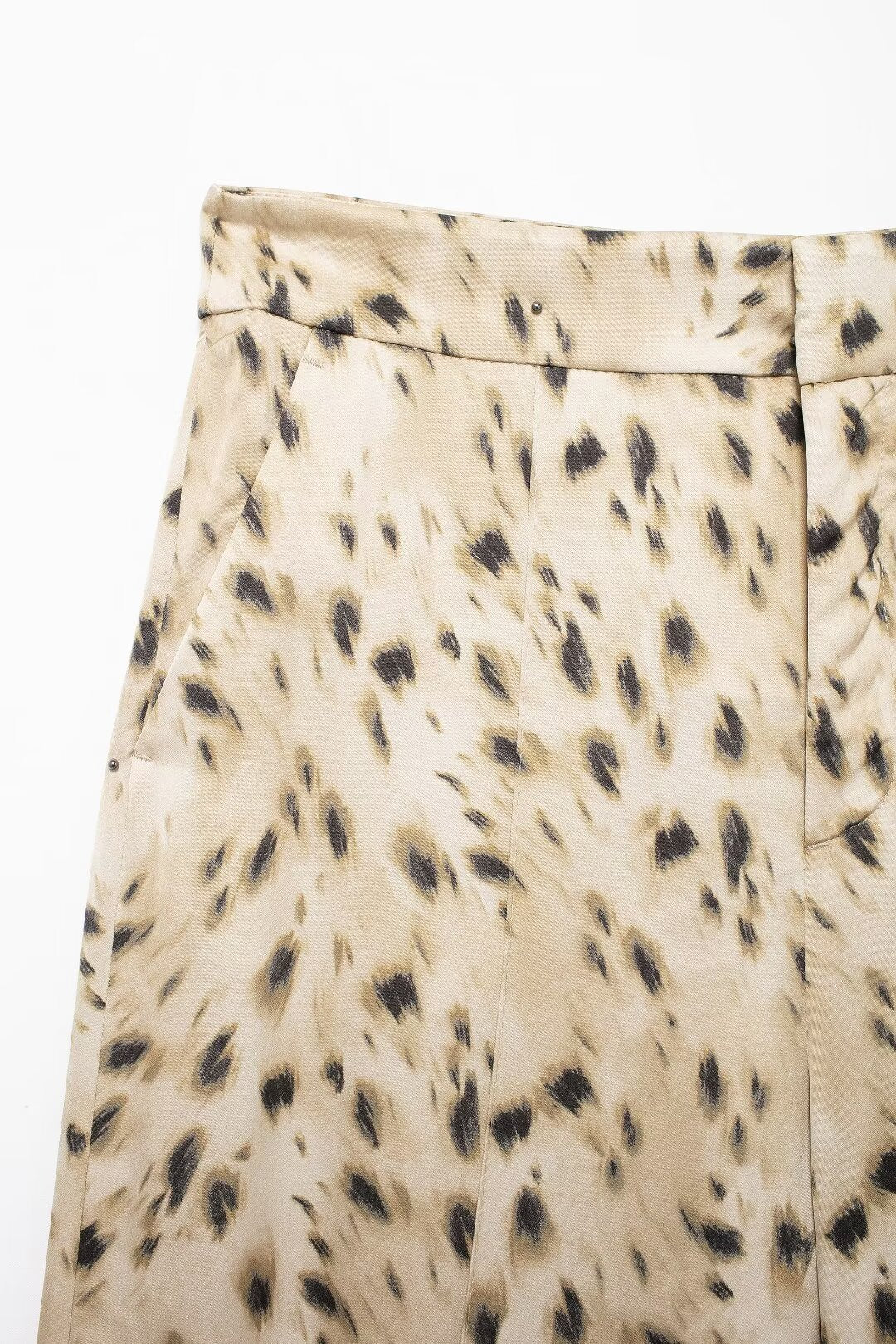 Women's Summer Animal Pattern Printing Collared Single Breasted Long