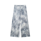 Women's Fall Women's Animal Pattern Printed Shirt Casual Pants