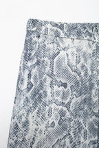 Women's Fall Women's Animal Pattern Printed Shirt Casual Pants