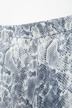 Women's Fall Women's Animal Pattern Printed Shirt Casual Pants