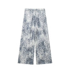 Women's Fall Women's Animal Pattern Printed Shirt Casual Pants