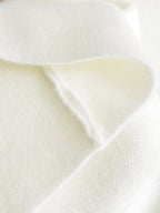 's Solid Color Chest Pleated Stretch Knitted Top