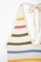 Women's Crochet Halter Vest Top