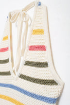 Women's Crochet Halter Vest Top