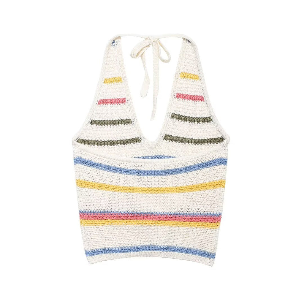 Women's Crochet Halter Vest Top