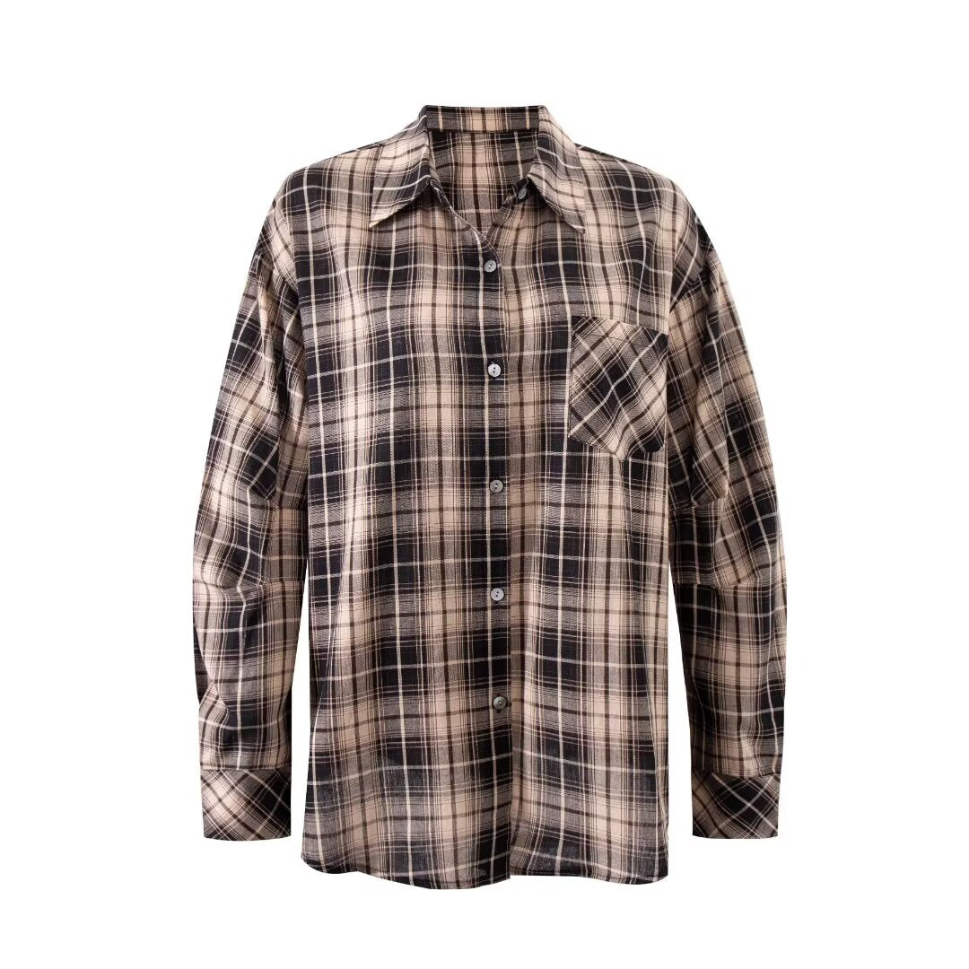 Women’s Retro Plaid Shacket