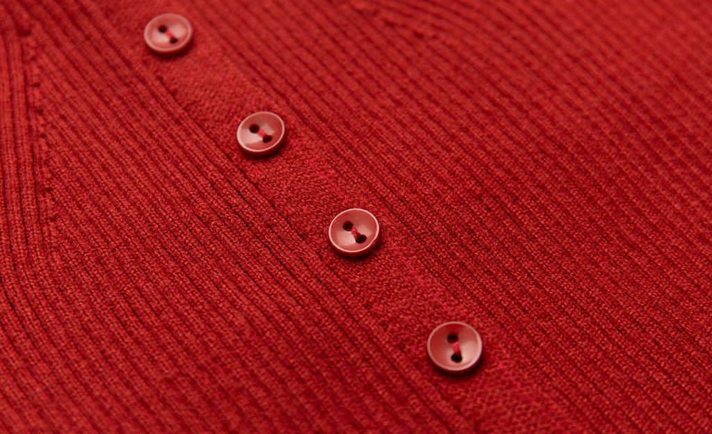 Women's Spring Solid Knitwear Button Short Cardigans