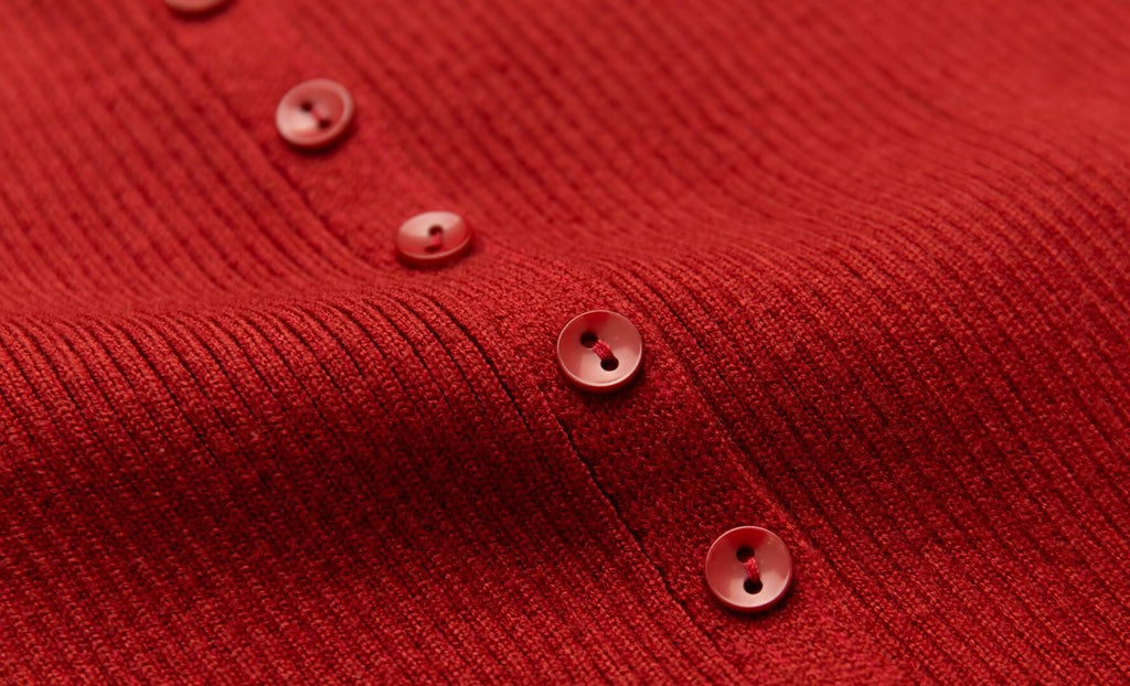 Women's Spring Solid Knitwear Button Short Cardigans