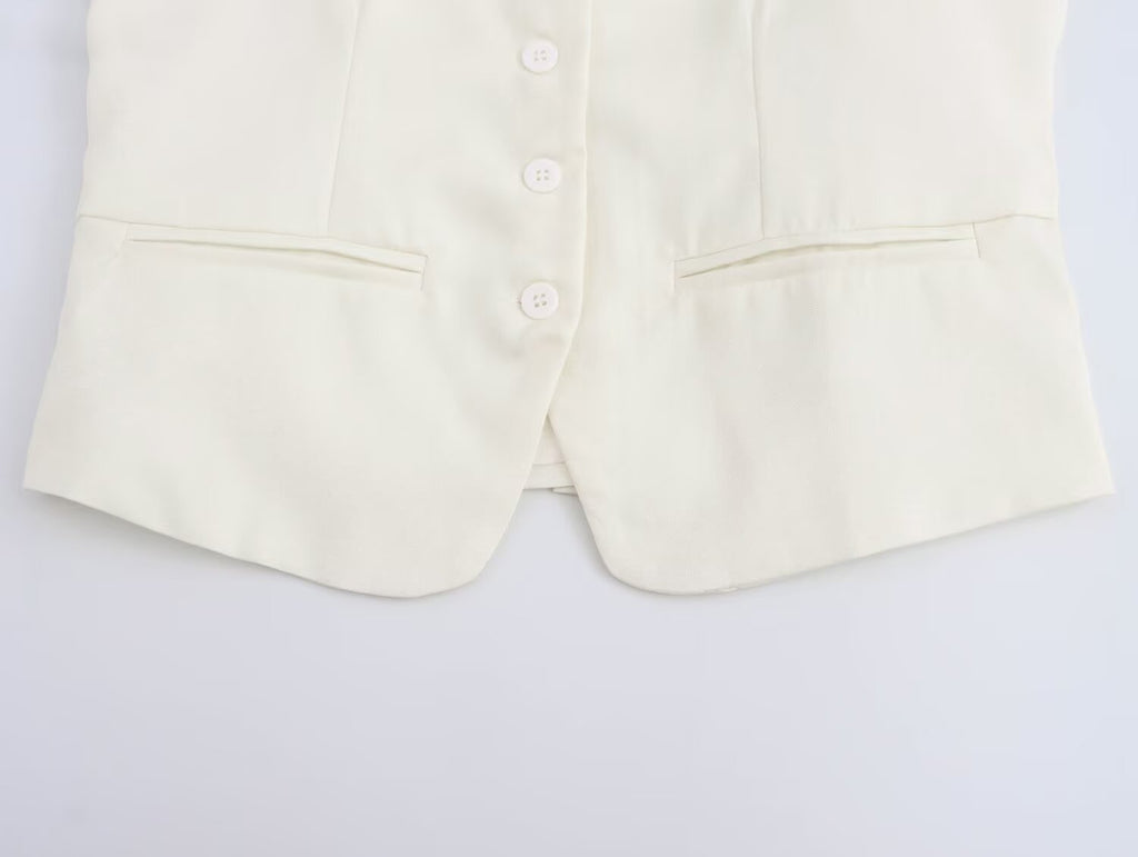 Women's One Breasted Vest