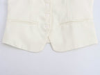 Women's One Breasted Vest