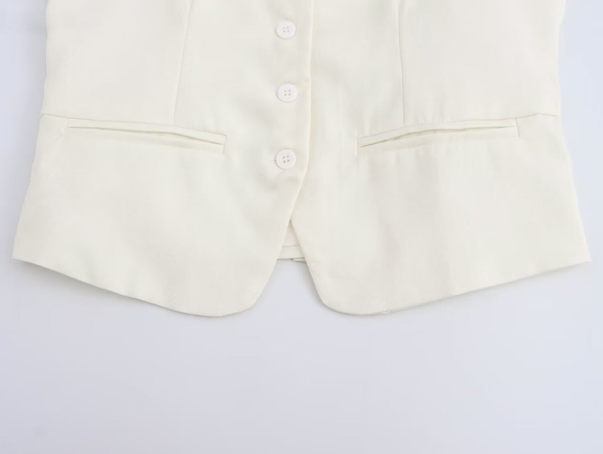Women's One Breasted Vest