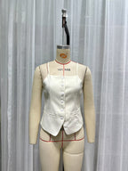 Women's One Breasted Vest