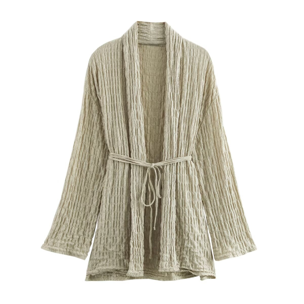 Trousers Texture Shaped Autumn Sense Casual Shirt Lace Up
