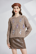 Women's 's Openwork Oversized Sweater