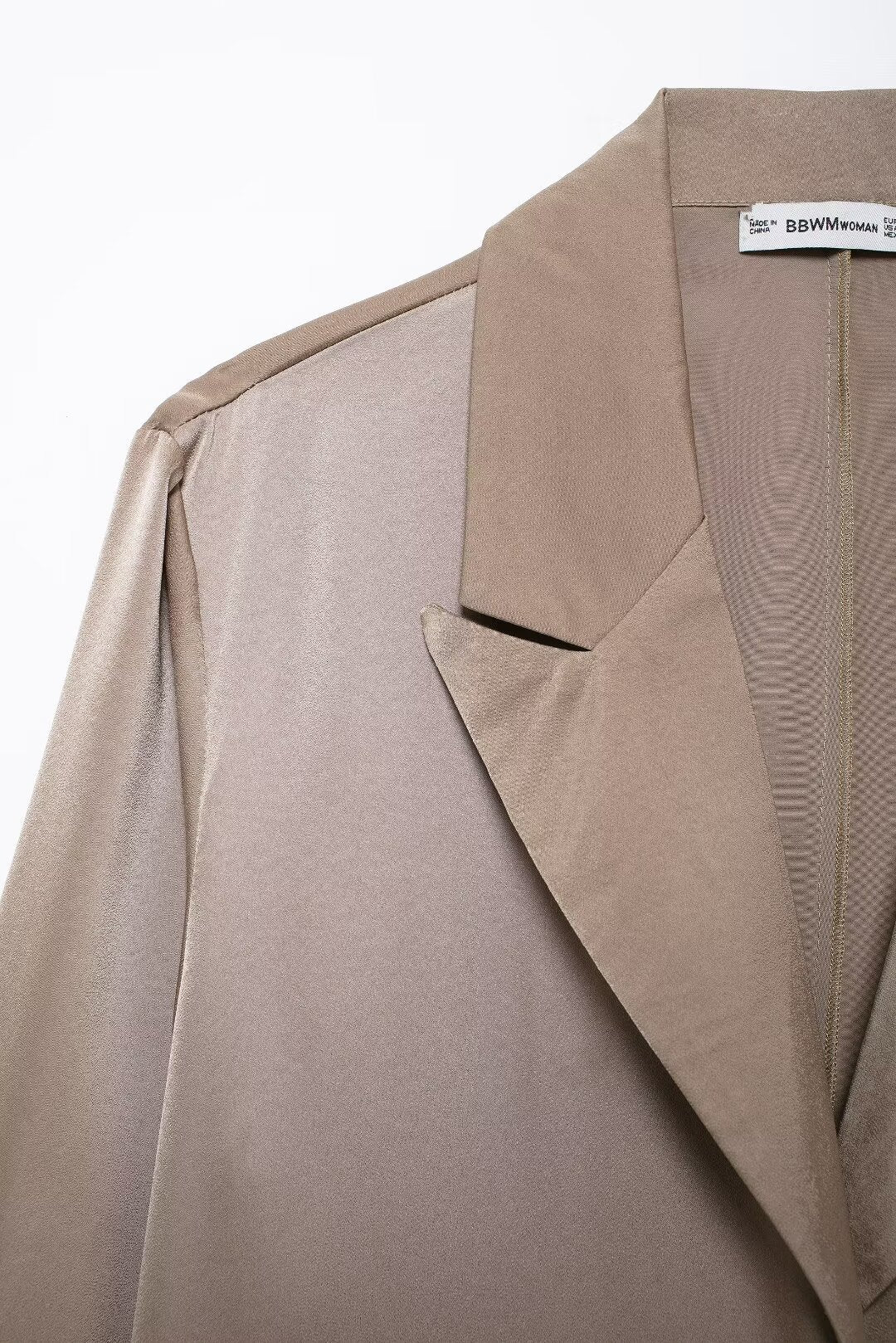 Fall Draping Blazer Straight Leg Pants Suit