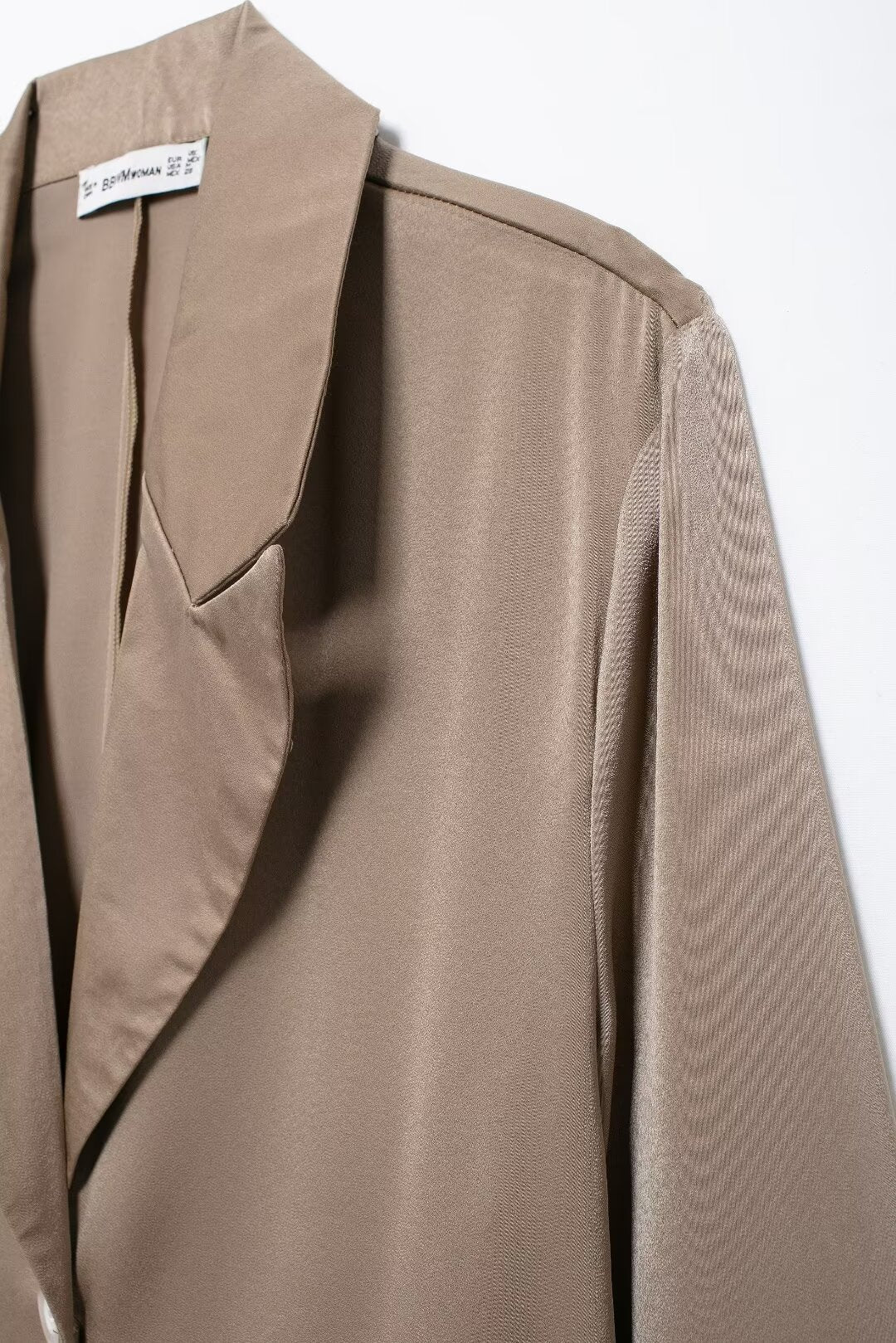 Fall Draping Blazer Straight Leg Pants Suit