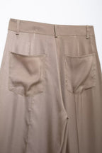 Fall Draping Blazer Straight Leg Pants Suit