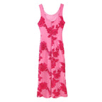 3D Floral Mesh Sheath Dress