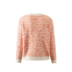 Women's Elegant Classic Cardigan For Autumn Pocket Crew Neck Coat