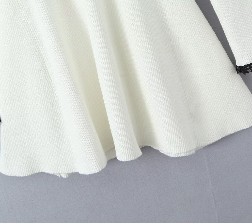 Women's Off Shoulder Lace Trim Long Dress