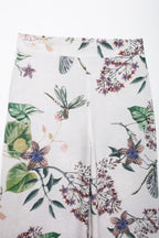 Women's Fall Women's Printed Kimono Shirt Casual Trousers