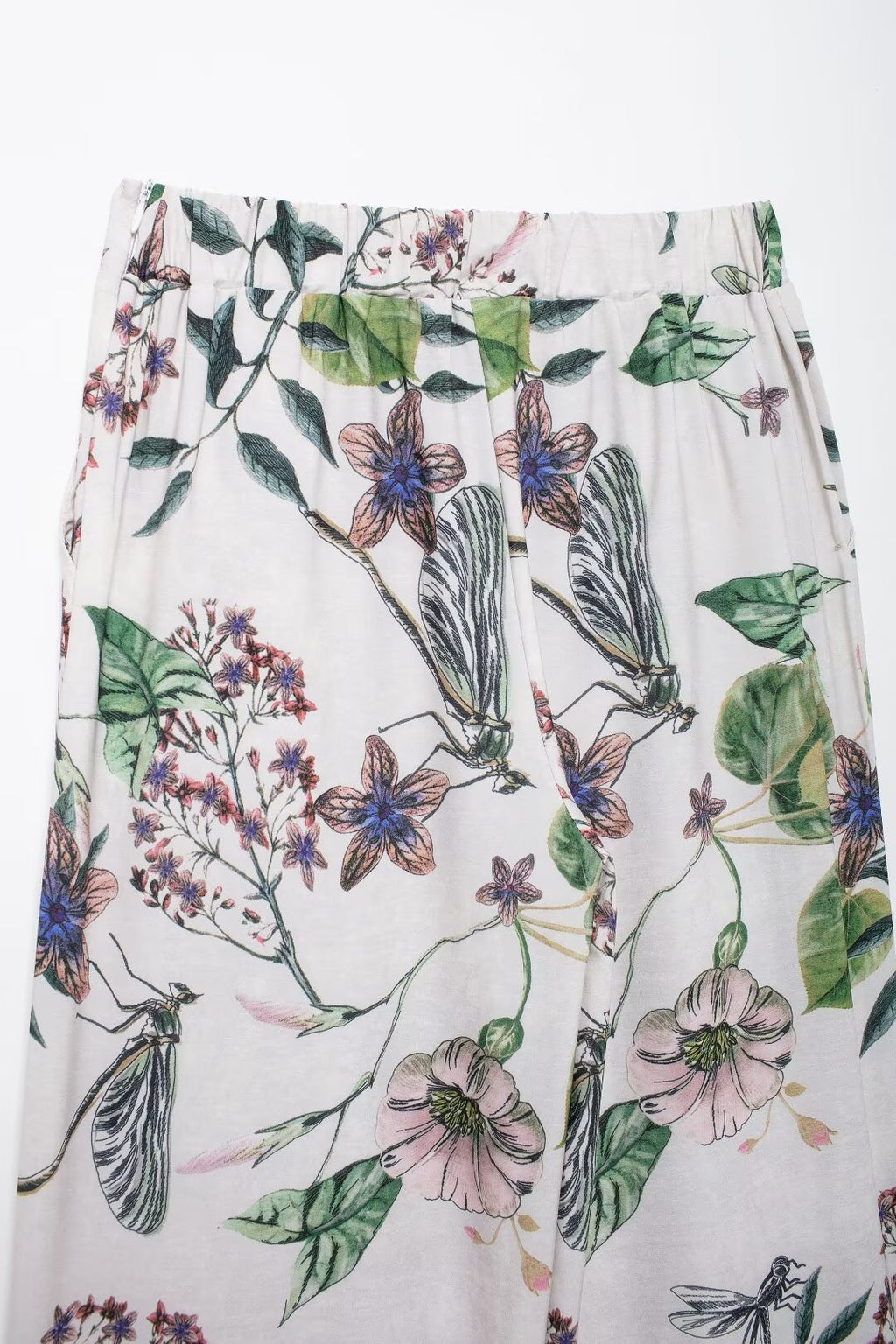 Women's Fall Women's Printed Kimono Shirt Casual Trousers