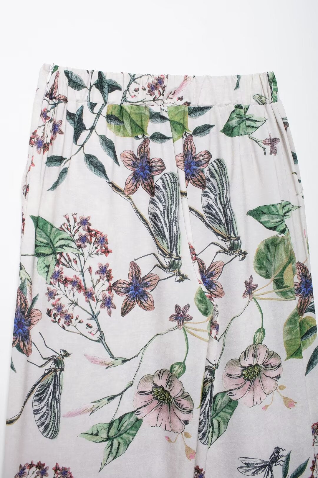 Women's Fall Women's Printed Kimono Shirt Casual Trousers