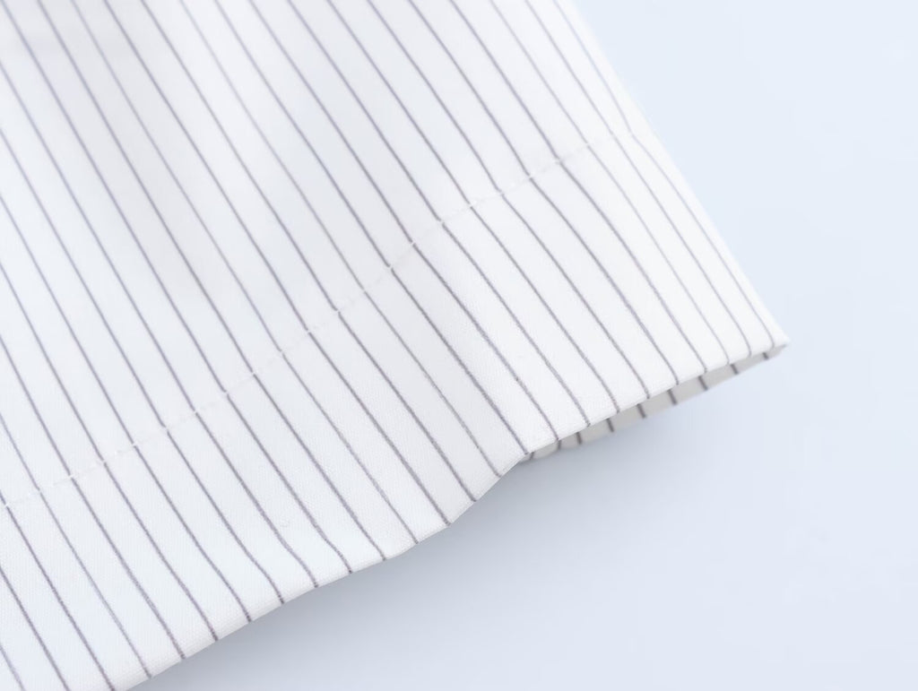 Fall Striped All Matching Long-Sleeve Work Pant Set