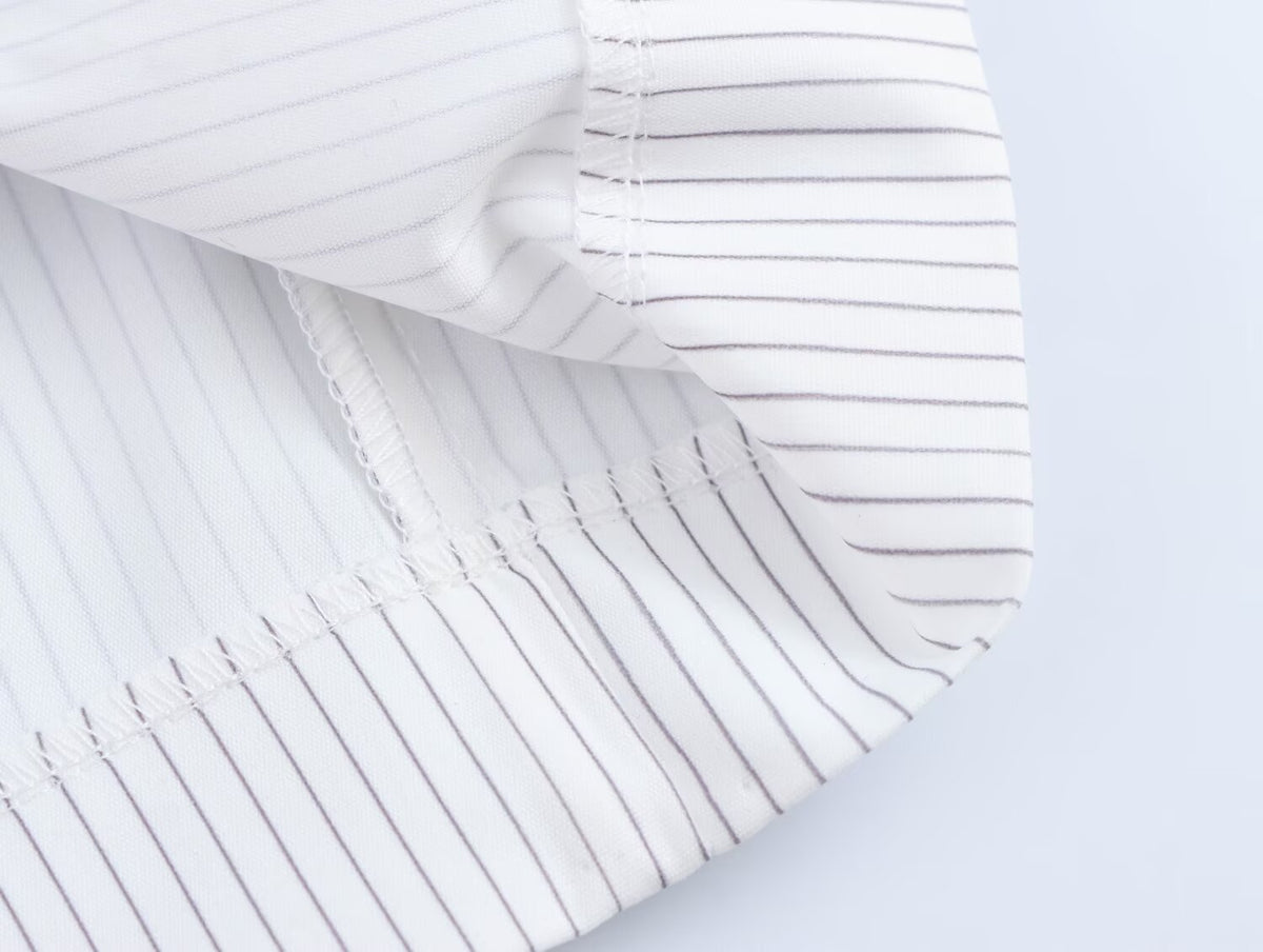 Fall Striped All Matching Long-Sleeve Work Pant Set