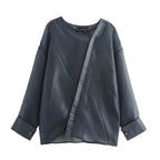 Women's Organza Shirt & Skirt Two-Piece Set