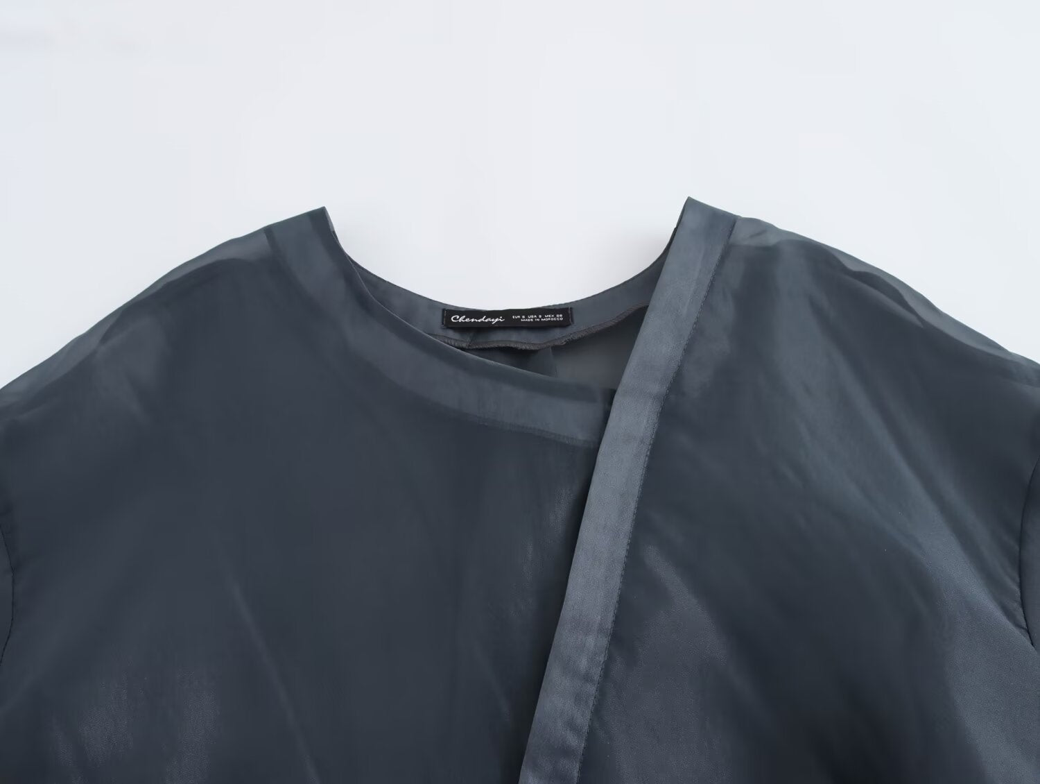 Women's Organza Shirt & Skirt Two-Piece Set