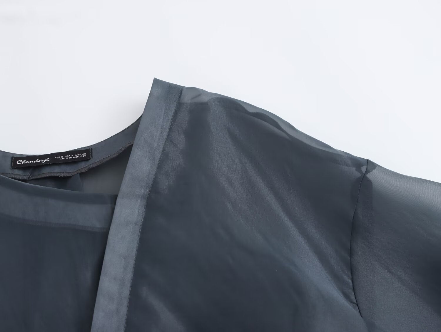 Women's Organza Shirt & Skirt Two-Piece Set
