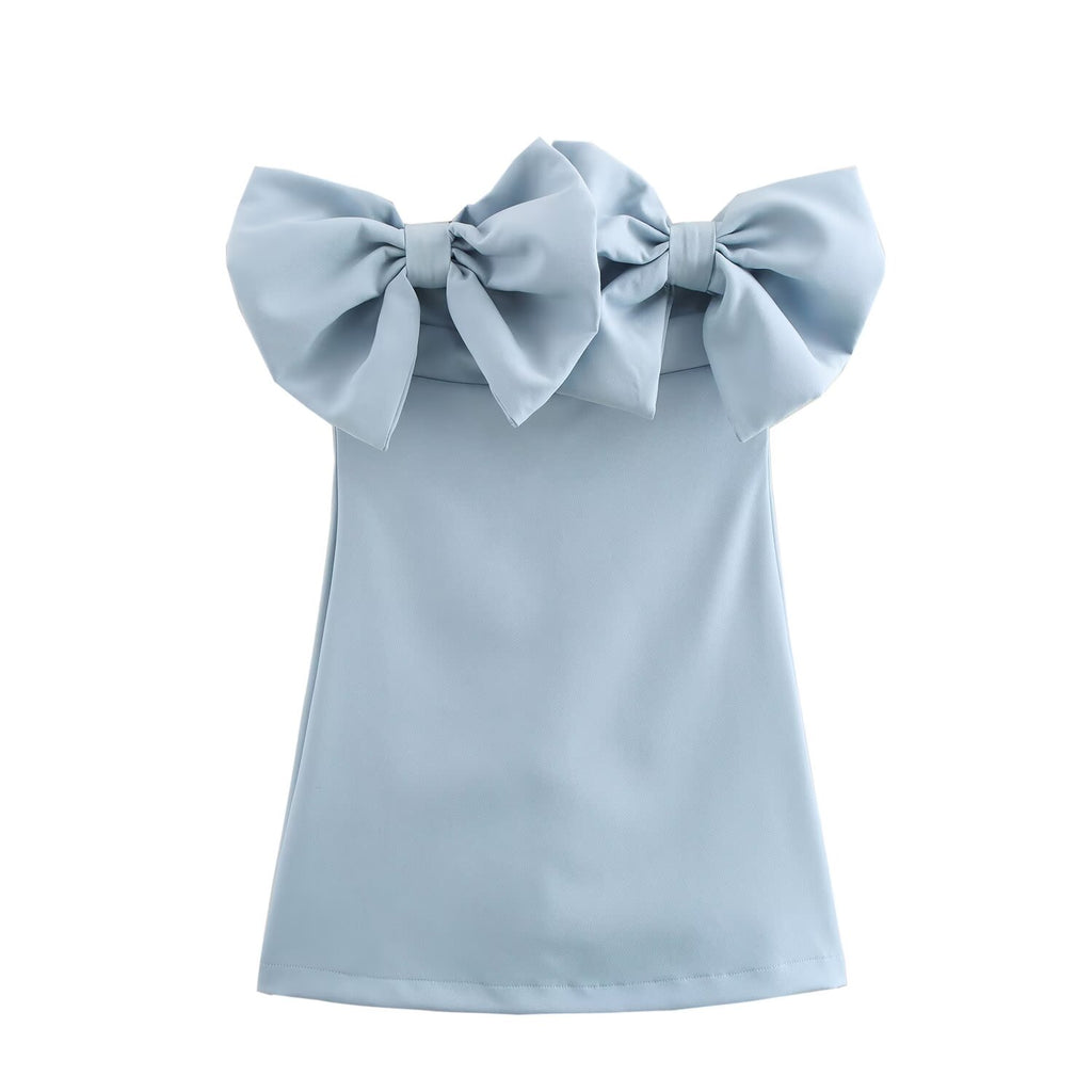 Bow Strapless Dress