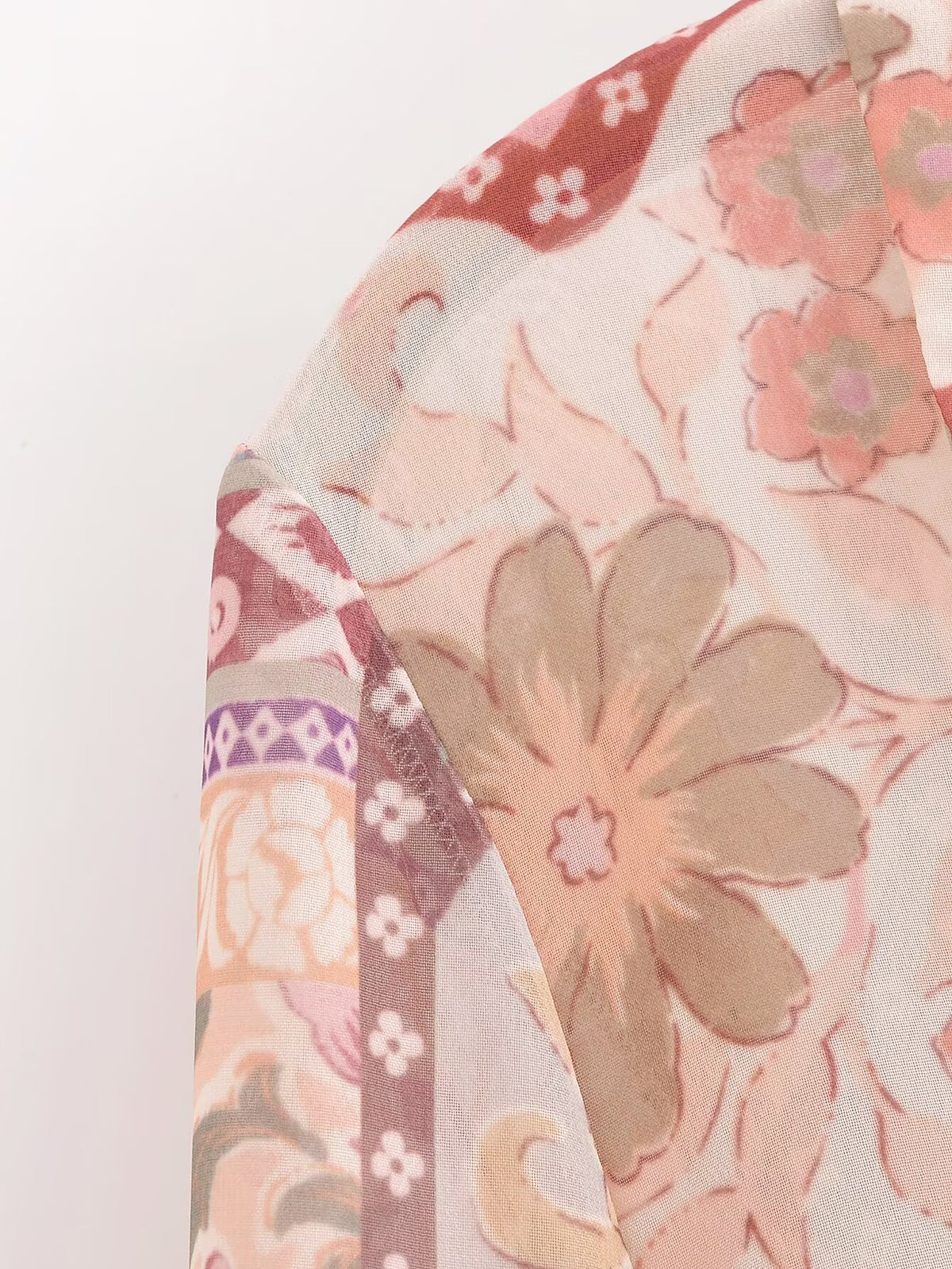 Women's Graceful Comfortable Patchwork Printed Shirt