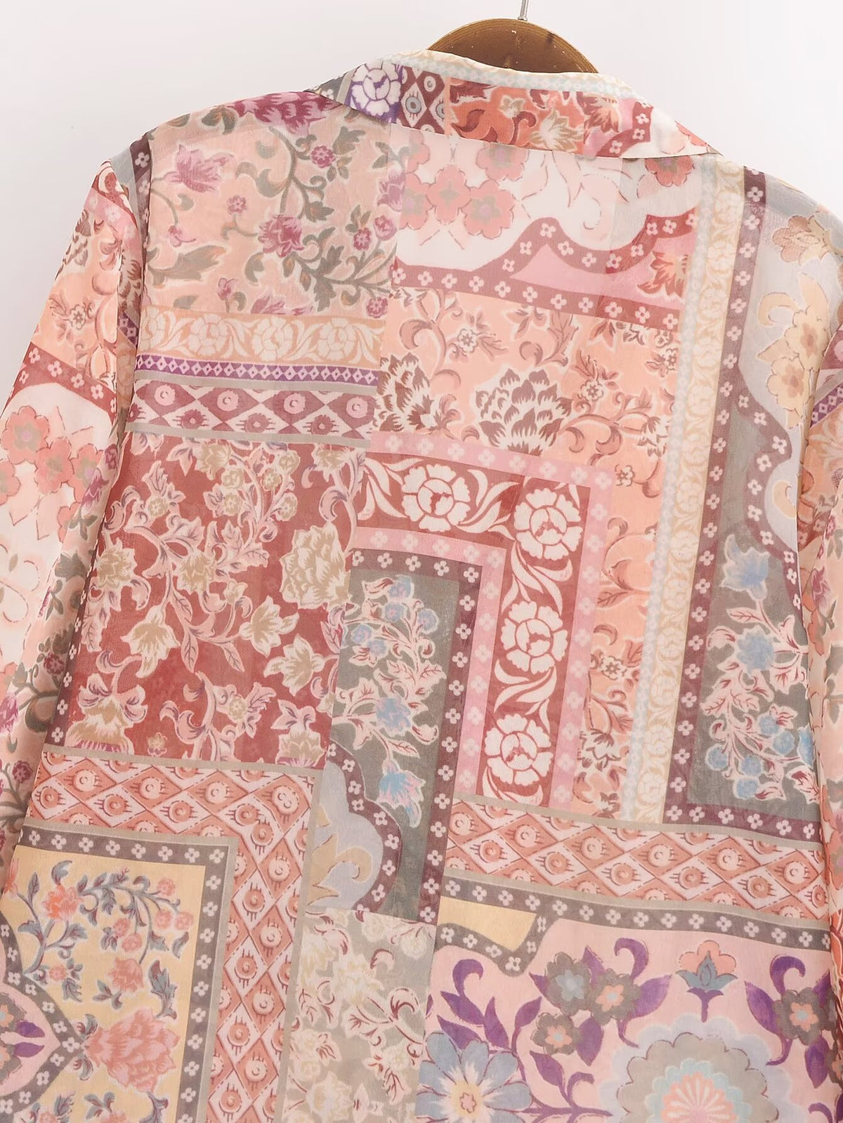 Women's Graceful Comfortable Patchwork Printed Shirt