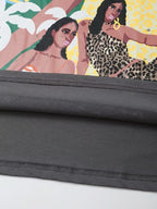 Women's Washed Print Short Sleeve T-Shirt