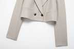 Women's Fall Women's Blended Short Blazer Shorts