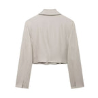 Women's Fall Women's Blended Short Blazer Shorts