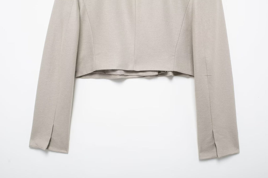 Women's Fall Women's Blended Short Blazer Shorts