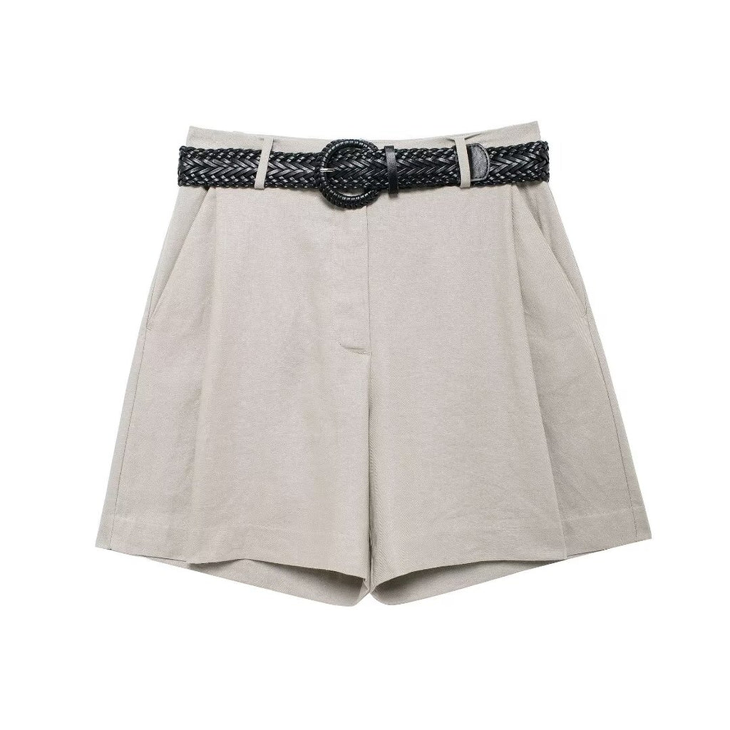 Women's Fall Women's Blended Short Blazer Shorts
