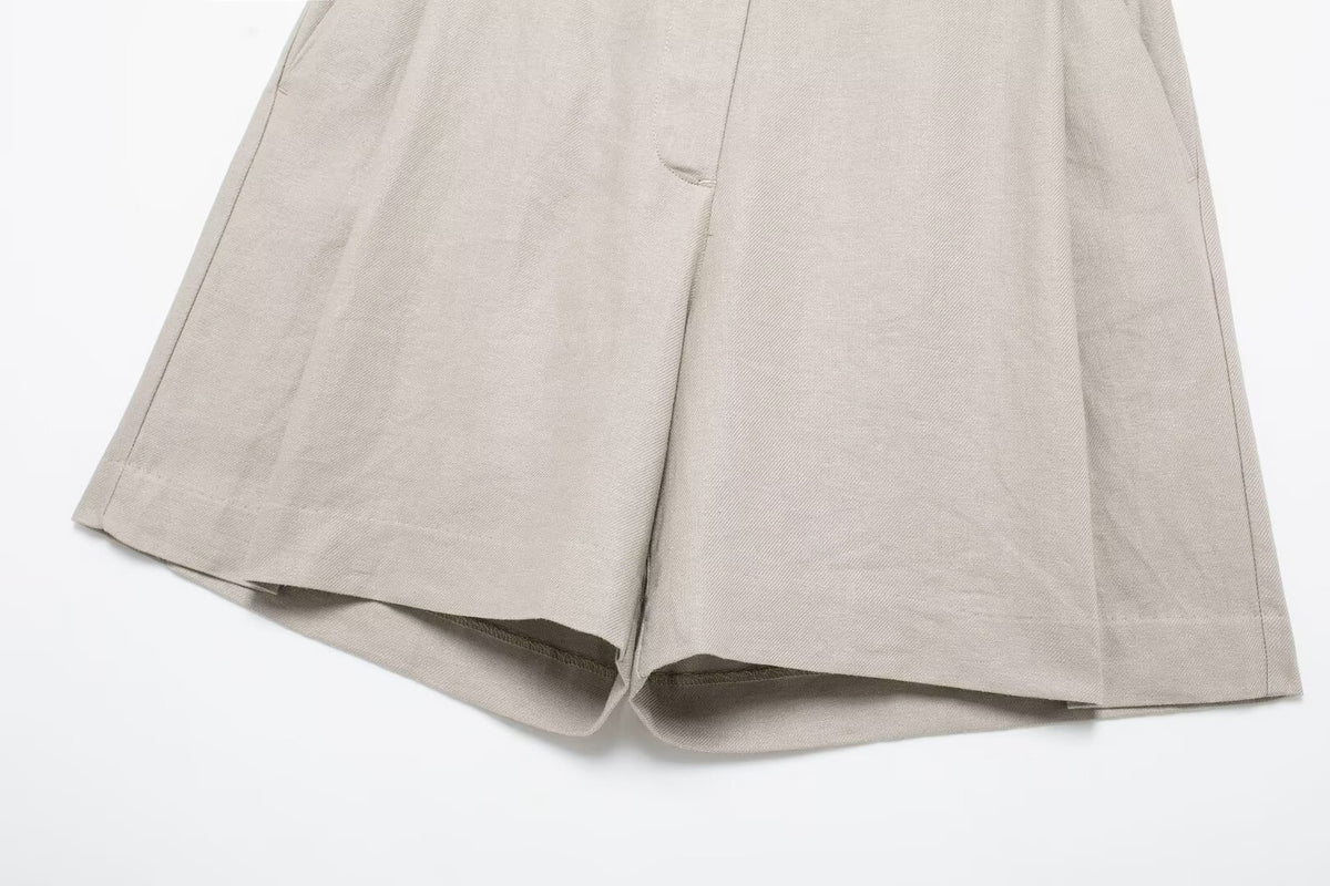 Women's Fall Women's Blended Short Blazer Shorts