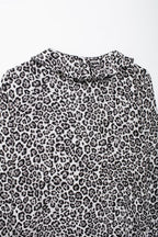 Women's Autumn Women's Animal Print Slim Fit Long Sleeve Trousers Suit