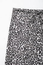 Women's Autumn Women's Animal Print Slim Fit Long Sleeve Trousers Suit