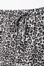 Women's Autumn Women's Animal Print Slim Fit Long Sleeve Trousers Suit