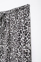 Women's Autumn Women's Animal Print Slim Fit Long Sleeve Trousers Suit