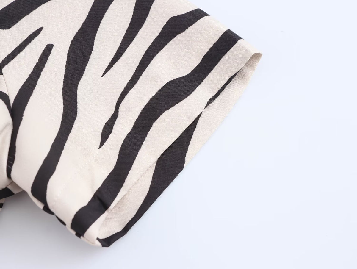 Women's Autumn Fashionable Animal Print Dress